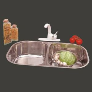 New Stainless Steel Kitchen Sink Double Bowl 30inchesx 15-3/4inches Drop in Top Mount