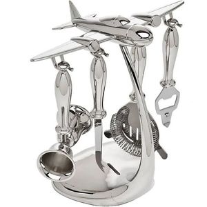Godinger Airplane Bar Tools Set
