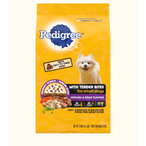 PEDIGREE® TENDER BITES Small Breed Chicken & Steak Flavour Dry Dog Food
