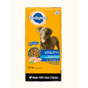 PEDIGREE® VITALITY+ with Real Chicken & Vegetable Flavour Dry Dog Food