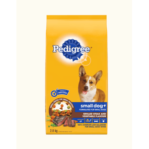 PEDIGREE® Small Dog+ Grilled Steak & Vegetable Flavour Dry Dog Food